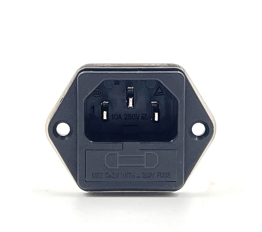 Сетевой фильтр с предохранителем DL-3DZ2R,3A,250B